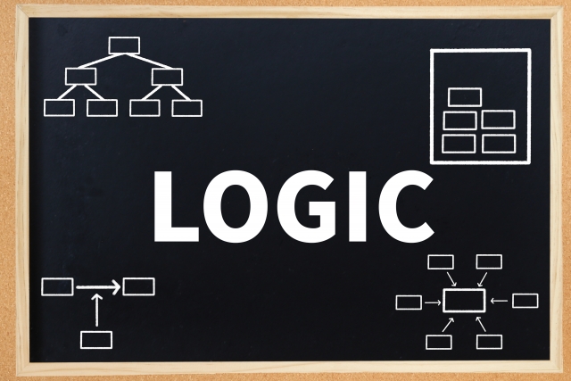 LOGICと書かれた黒板